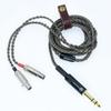 16 core 4pin 7n OCC 6.35 6.5mm Stereo Monitor Earphone Headphone Upgrade Cable Silver Plated for Audeze LCD 3 LCD-2 LCD2 LCD-4 (1.5m(4.92ft), Grey) view 1