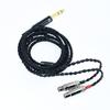 16 core 4pin 7n OCC 6.35 6.5mm Stereo Monitor Earphone Headphone Upgrade Cable Silver Plated for Audeze LCD 3 LCD-2 LCD2 LCD-4 (2m(6.56ft), Black) view 1