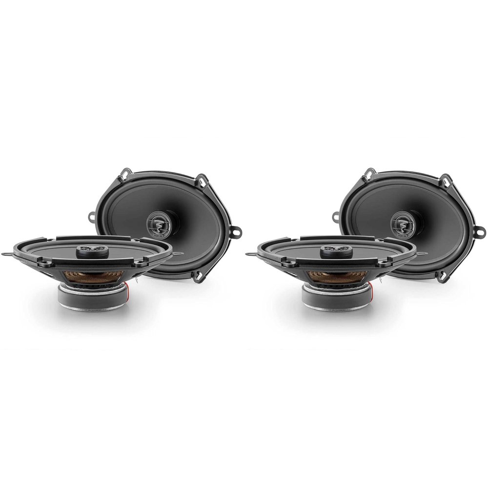 Focal Speaker Bundle - Two Pairs of Focal ACX570 5" X 7" 2-Way Coaxial Speaker Kit