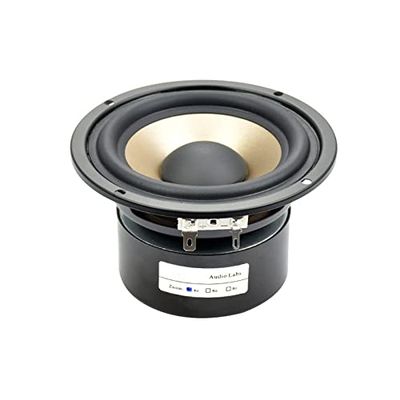 JINGERL 1Pc 4Inch 30W Audio Portable Speaker 4Ohm Hifi Speaker Subwoofer Double Magnetic Bass Speakers For Home Theater Sound
