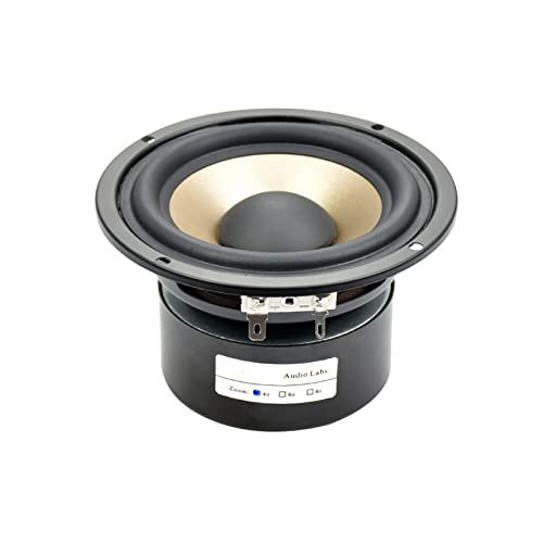 JINGERL 1Pc 4Inch 30W Audio Portable Speaker 4Ohm Hifi Speaker Subwoofer Double Magnetic Bass Speakers For Home Theater Sound