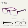 OPULIZE SEE Blue Light Blocking Glasses for Women and Men, Narrow Frame, Spring Hinges, Anti-Reflective Computer Glasses, Purple (Pack of 1) view 2