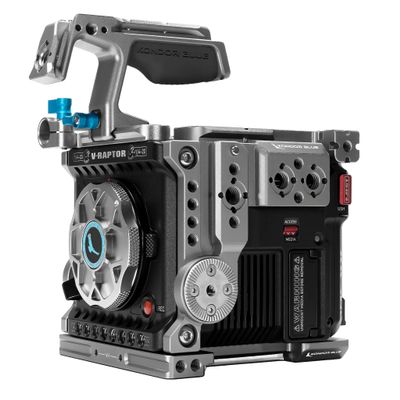 KONDOR BLUE (Cage with Talon Top Handle) | Compatible with RED V-Raptor Cinema Camera | Space Gray