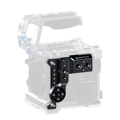 KONDOR BLUE (Left-Side Plate Only) | Compatible with RED V-Raptor Cinema Camera | Black