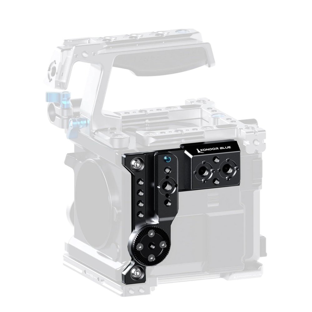 KONDOR BLUE (Left-Side Plate Only) | Compatible with RED V-Raptor Cinema Camera | Black