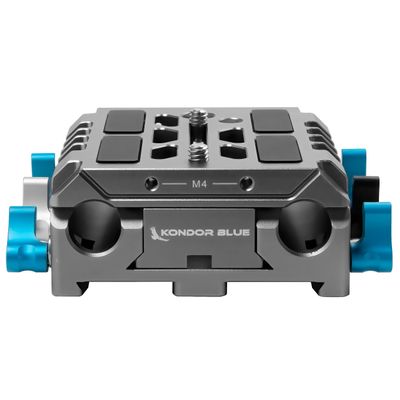 KONDOR Blue | LWS ARRI Bridge Plate | Compatible with RED V-Raptor Cinema Camera | Space Gray