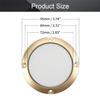 Bettomshin 4Pcs 3.5inch /95mm Speaker Grill Mesh Decorative Circle Woofer Guard Protector Cover Audio Accessories Gold view 2