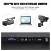 Dpofirs 15inch 4:3 Display, 1024x768 Embedded Industrial, Metal Industrial Display Non-Touch Monitor, for HDMI/VGA/AV/BNC/USB,for PC/TV/CCTV/Computer/Camera(US) view 3