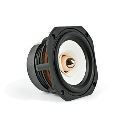 JINGERL 1PC 30W 4Inch HiFi Treble Mediant Bass Loudspeaker Desktop Bookshelf Audio Speakers Full Range Speaker 4Ohm 8Ohm (Color : Square 8ohm 30W)