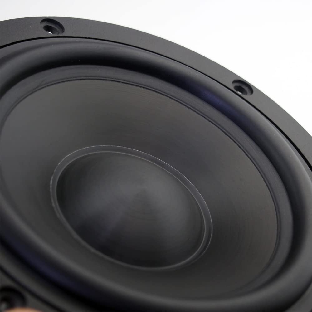 JINGERL 1PC woofer sub-woofer Speaker Driver 5.25 inch HiFi transducer Aluminium Ceramics Frame pots Middle Range Bass (Color : 4OHM)