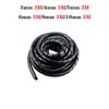 MYCZLQL Spiral Wrap Sleeving Tube Flame Retardant Cable Protective Sleeve Band Winding Pipe Wire Sleeves, for Computer Cables Car Cable (Color : Black, Size : 3mm 3m) view 2