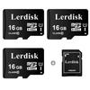 Lerdisk Factory Wholesale Micro SD Card 16GB U1 Pack of 3 Micro SDHC with Adapter Produced by Authorized Licencee(16GB) view 1
