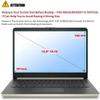 2 Pieces Anti Glare And Blue-Ray Screen Protector For Dell Inspiron 7400 14.5" 16:10 view 2