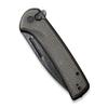 CIVIVI Pocket Knife for EDC, Conspirator Button Lock Folding Knife 3.48" Damascus Blade, Dark Green Micarta Handle C21006-DS1 view 4