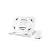 Youngran Laptop Stand 360 Rotating Adjustable Laptop Cooling Pad Portable Foldable Laptop Bracket Tablet Support for 12-15 inch Leisurely (Color : White) view 1