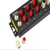 Banana Jack and Power Pole 10 Outlet DC Power Distribution Strip Box view 4