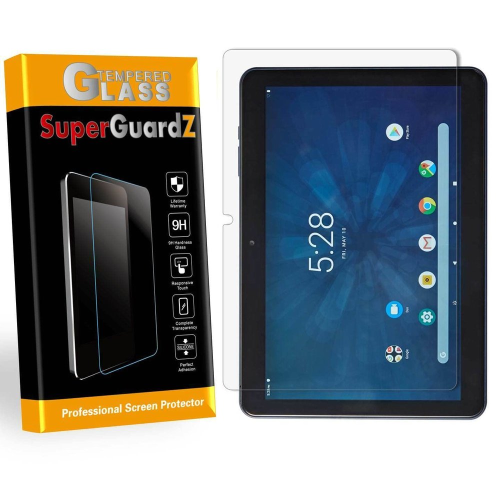 [2-Pack] for Onn 10.1" Tablet/Onn 10.1" Tablet Pro Screen Protector [Tempered Glass], SuperGuardZ, 9H, 0.3mm, 2.5D Round Edge, Anti-Scratch, Anti-Bubble