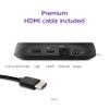Roku Ultra | The Ultimate Streaming Device 4K/HDR/Dolby Vision/Atmos, Rechargeable Roku Voice Remote Pro, Ethernet Port, Hands-Free Controls, Lost Remote Finder, Free & Live TV view 4