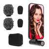 Movo DoubleMic-DI Dual Capsule Microphone for iPhone- Two-Sided Cardioid Condenser Mic for Video Recording- Professional Microphone for iPhone, iPad, iOS- Apple Lightning MFi Certified view 1