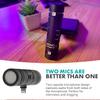 Movo DoubleMic-DI Dual Capsule Microphone for iPhone- Two-Sided Cardioid Condenser Mic for Video Recording- Professional Microphone for iPhone, iPad, iOS- Apple Lightning MFi Certified view 4