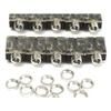 10PCS PJ-324 Headphone Jack 3.5mm Audio Jack with Nut 5-pin Audio Headphone Jack Interface Female PJ324 view 1