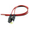 20 Pair 12V 5.5x2.1mm Male + Female DC Power Jack Connector Cable Plug Wire CCTV view 1