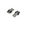10PCS Micro USB Male Plug Connector MK/5P 5PIN Surface-Mount for Mobile Socket view 1