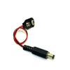 100PCS 9V DC I-Type 5.5 * 2.1mm Battery Power Cable Clip Barrel Jack Connector for Arduino Electronics Stocks view 1