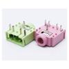 10pcs PJ307 3.5mm Headphone Jack PJ-307C 3F07 5p Audio Socket Green Pink view 1