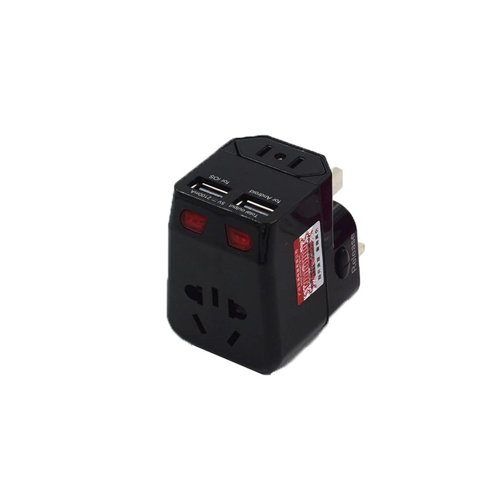 BDPP International Power Adapter Universal International Travel Adapter Worldwide Travel Adapter, International Power Adapter 3 USB Plug Very Suitable for Travel Power Plug Adapter
