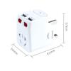 BDPP International Power Adapter Universal International Travel Adapter Worldwide Travel Adapter, International Power Adapter 3 USB Plug Very Suitable for Travel Power Plug Adapter view 4