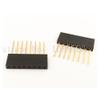 100pcs Black 2.54 mm 8P Stackable Long Legs Female Header for Arduino Shield view 1