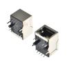 2PCS 911105A RJ45 Network Ethernet Female Socket with Light Right Angle Female Jack Connector view 2