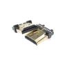 10PCS HDMI Male Plug Connector 19PIN 19P Gold-Plated hd 19 PIN Solder Type view 2