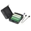 1PCS DB25 25PIN 2 Row Male Plug Connector Terminal Adapter with Black Shell D-SUB Wire Cable Free Solder view 3