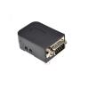1PCS DB9 9PIN Male Plug Serial Port Connector Terminal Adapter with Black Shell D-SUB COM RS232 RS485 Wire Cable Free Solder view 4