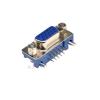 5PCS DB15 DR15 Female PCB Mount Connector Right Angle D-Sub 3Rows Blue Parallel Port CONNECTORS 15pin 15 pin VGA Socket Adapter view 2