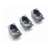 20pcs RJ11 4P4C Female PCB Mount Modular Plug/Jack Network Connector 4P Grey view 1