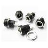 10PCS 2.1MM X 5.5MM Panel Chassis Mount DC Socket Charger Power Jack Plug - Small view 1