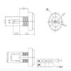 10PCS 2.1MM X 5.5MM Panel Chassis Mount DC Socket Charger Power Jack Plug - Small view 2