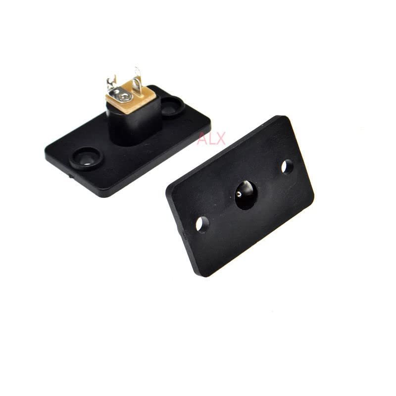 5PCS DC-019A dc Power Jack Socket Female Connector with Screw Holes Large Panel 5.5 * 2.1mm 5.5X2.1MM for Charging