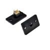5PCS DC-019A dc Power Jack Socket Female Connector with Screw Holes Large Panel 5.5 * 2.1mm 5.5X2.1MM for Charging view 1