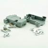 10 Sets RS232 Serial Port Connector DB9 Female Socket+Shell Plastic/Plug Connector 9pin COM Socket Adapter view 2