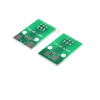 10PCS FPC-6PIN Cable Pitch 0.5MM 1MM to DIP Pitch 2.54MM Adapter PCB Board FFC 6P FPC 6Pin Connector Wire to DIP6 Converter