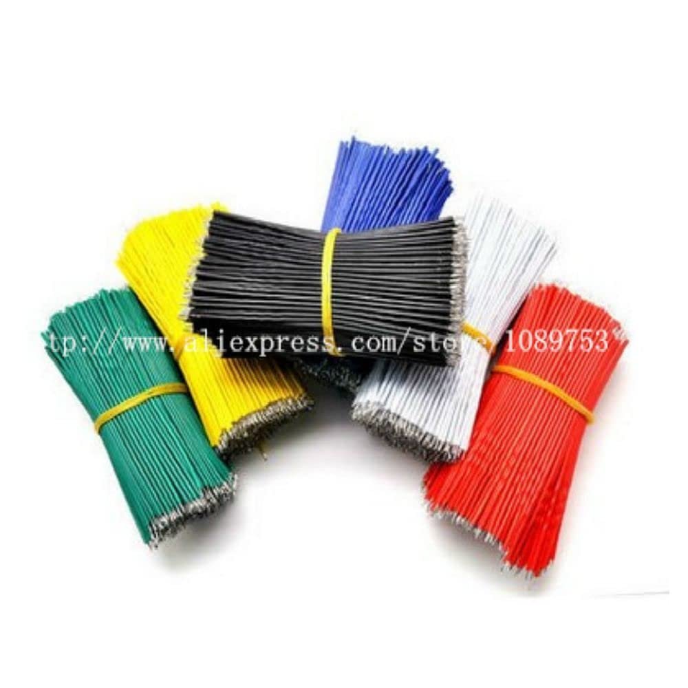 100pcs 24AWG Color PCB Solder Cable 10cm Fly Jumper Wire Cable