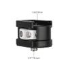 NICEYRIG Cold Shoe Adapter for 1/4-20 Thread, Thumbscrew Easy Mounting Cold Shoe Base for Microphone Flash LED Video Light - 499 view 2