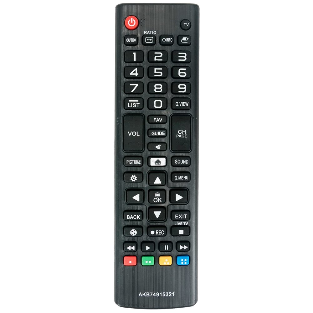 AKB74915321 Replacement Remote Control fit for LG TV 43LH510T 32LJ520B 43LJ510T 49LF5400 43LJ5100 49LJ5100 43LF5400 43LF5100 43LF5100-DA 49LF5100 49LF5100-DA 43LF5100-SA 49LF5100-SA 49LF5500