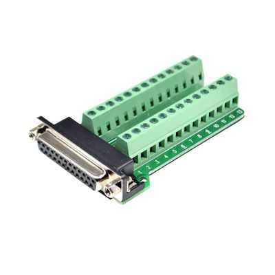 1PCS DB25 25PIN 2 Row Female Connector to Terminal Adapter D-SUB RS232 to RS485 Converter 25 pin Terminal Board Signal Module