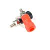 10PCS JS-910B Terminal Blocks Banana Male Plug 4MM Jack Amplifier connectors RED + Black Panel Mount Terminal Binding view 3