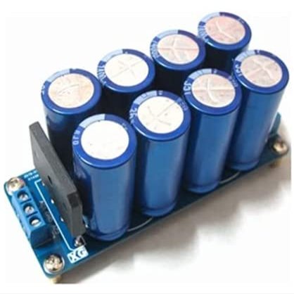 YIHEINFOR Dual Power Rectifier Filter Board Multi-Capacitor Parallel Audio Amplifier Power Board 8 * 7400UF